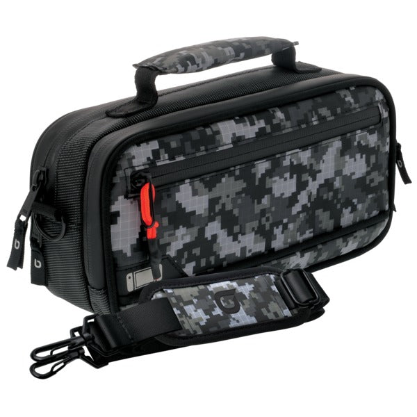 Bionik Commuter For Switch Lite: Compatible 18 Game Slots, Joy Con Pocket, Durable Canvas Exterior, Soft Plush Interior, Backpack Attachable, YKK Zippers -Camo,BNK-9048