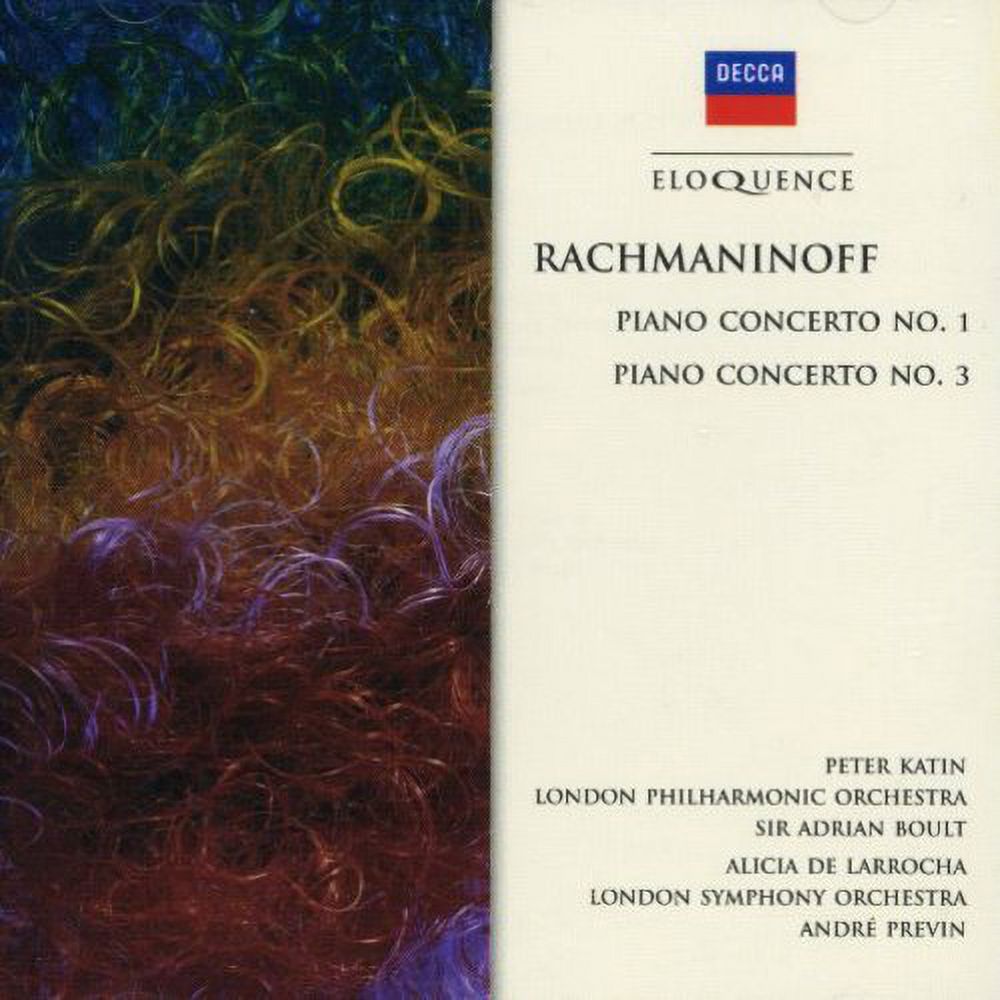 Rachmaninov: Pno Ctos Nos 1 & 3