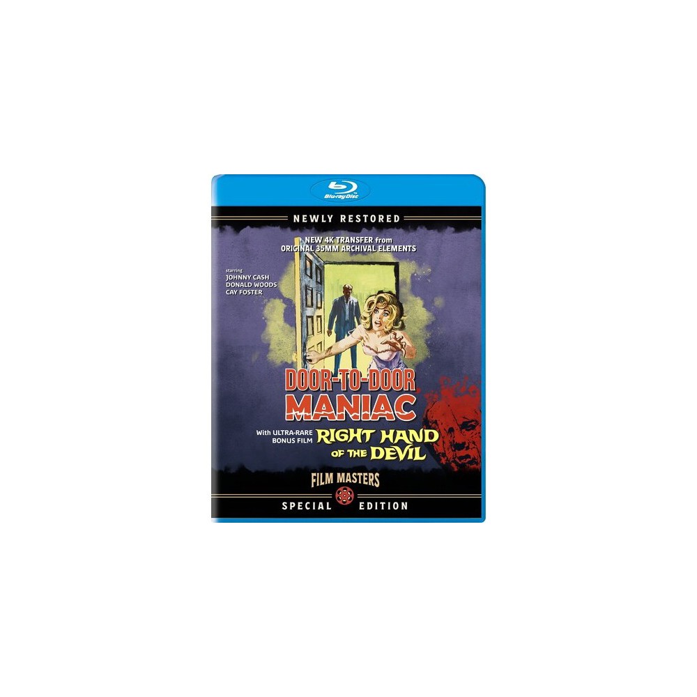 Door To Door Maniac (1961) With Bonus Film, Right Hand Of The Devil (1963) [Blu-ray]