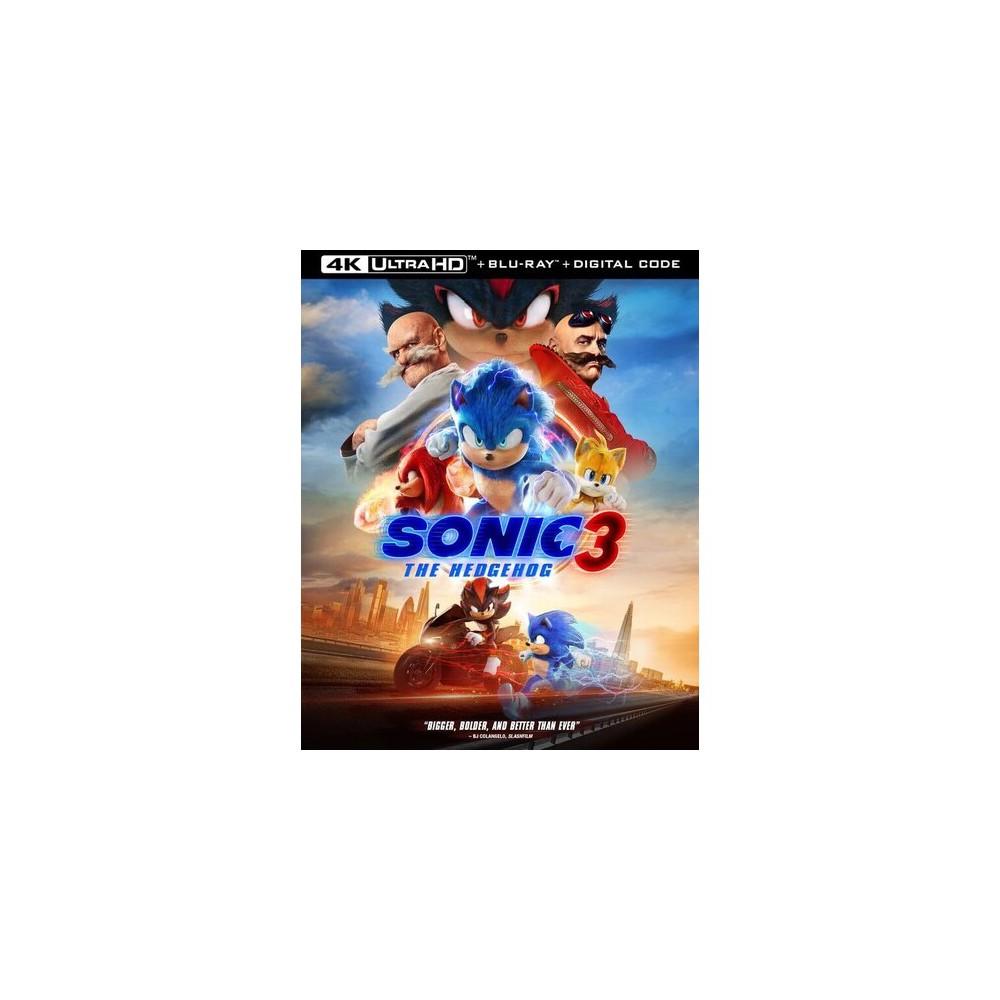 Sonic The Hedgehog 3 [4K + Blu-Ray + Digital Copy] [4K UHD]