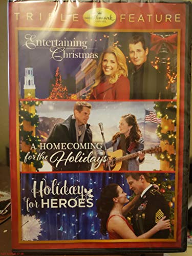 Hallmark 3-Movie Holiday Collection: Entertaining Christmas, Holiday for Heroes, A Homecoming for the Holidays [DVD]