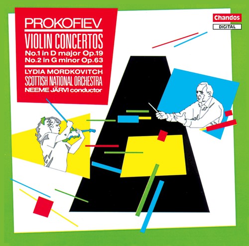 Sergey Sergeyevich Prokofiev: Concerto for Violin & Orchestra No. 1 in D major, Op. 19 / Concerto for Violin & Orchestra No. 2, in G minor, Op. 63 - Lydia Mordkovitch / Scottish National