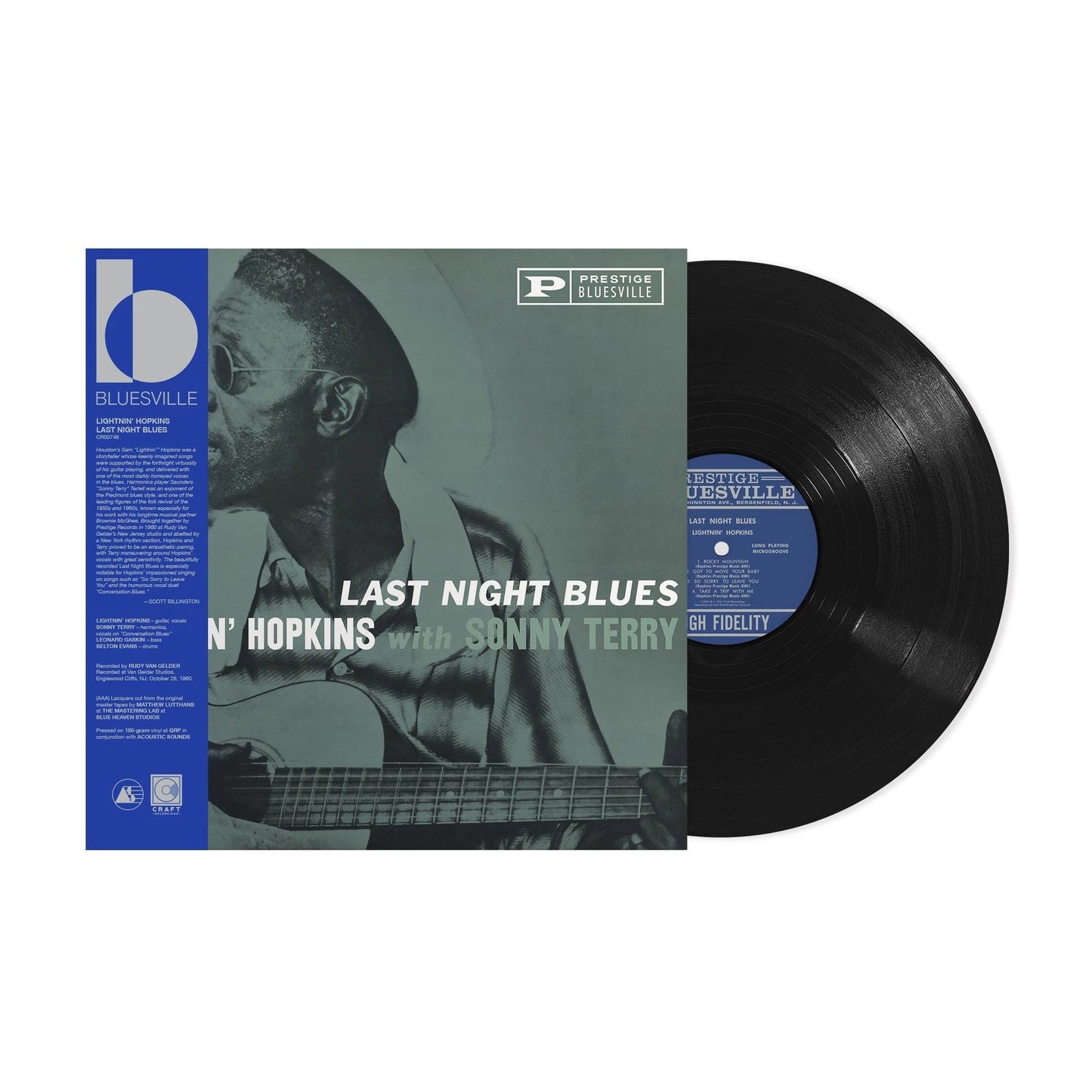 Last Night Blues (Bluesville Acoustic Sounds Series) [LP]
