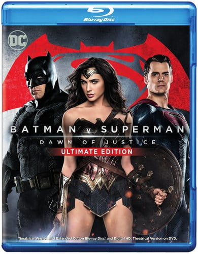 Batman v Superman: Dawn of Justice (Ultimate Edition Blu-ray + Theatrical Blu-ray + DVD + Digital HD UltraViolet Combo Pack)