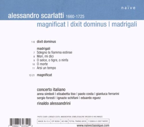 Scarlatti: Magnificat; Dixit Dominus