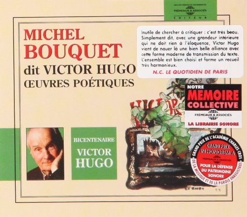 Michel Bouquet Dit Victor Hugo:Oeuvres Poetiques
