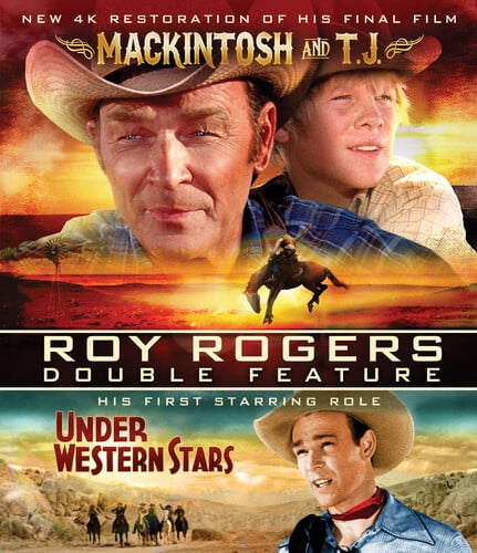 Roy Rogers - His First & Last Double Feature: Under Western Stars + Mackintosh & T.J. (2-Disc Collector's Set) [Blu-ray]