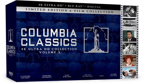 Columbia Classics 4K Ultra HD Collection Volume 3 (It Happened One Night / From Here to Eternity / To Sir, With Love / The Last Picture Show / Annie (1982) /  As Good As It Gets) [4K UHD] [Blu-ray]