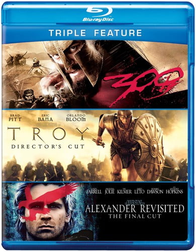 Alexander Revisited / Troy / 300 (Triple-Feature) [Blu-ray]