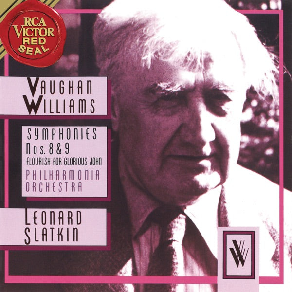 Vaughan Williams: Symphonies Nos. 8 & 9; Flourish for Glorious John cover