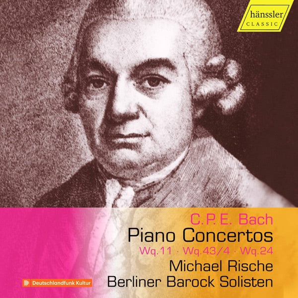 C.P.E. Bach: Piano Concertos (4 CD) - Michael Rische cover