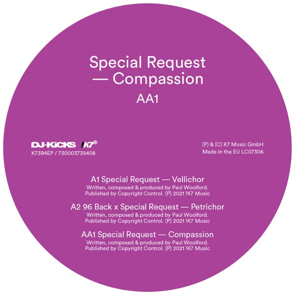 Special Request DJ-Kicks cover