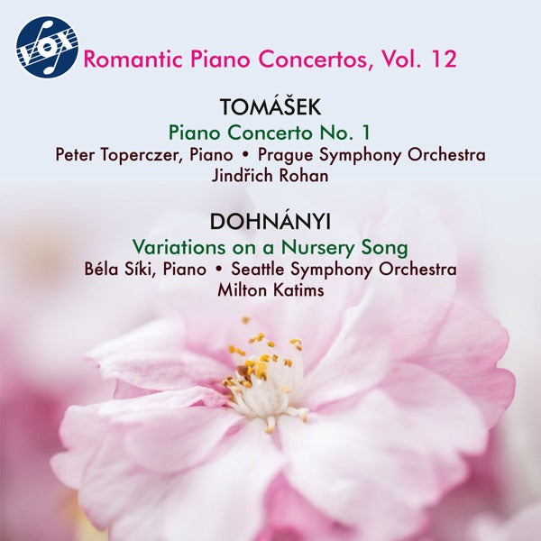 Václav Jan Tomásek: Piano Concertos in C major and E major cover