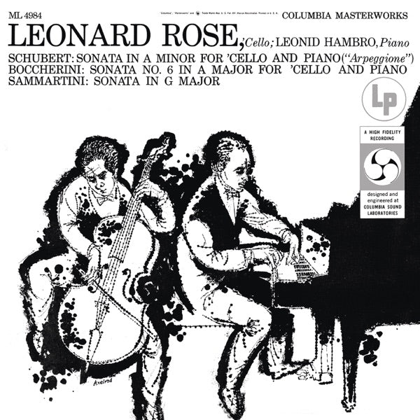 Schubert: Sonata in A Minor / Boccherini: Sonata No. 6 / Sammartini: Sonata in G cover