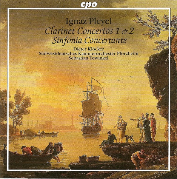 Pleyel: Clarinet Concertos 1 & 2 Sinfonia Concertante cover