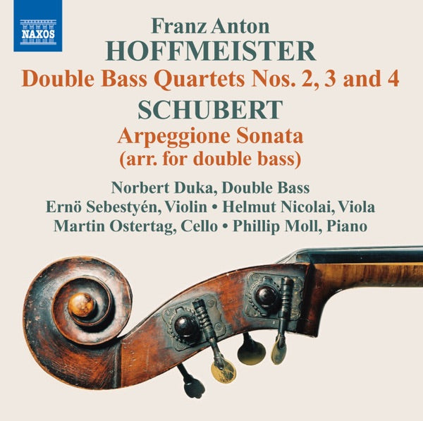 Double Bass Quartets 2-4 / Arpeggione Sonata cover