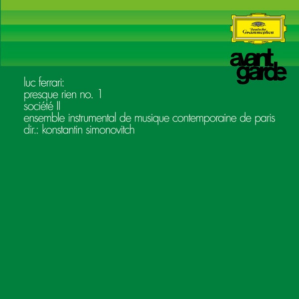 Ferrari: Presque Rien Nr. 1; Societe II (Avantgarde Vinyl Series)[180g LP] cover