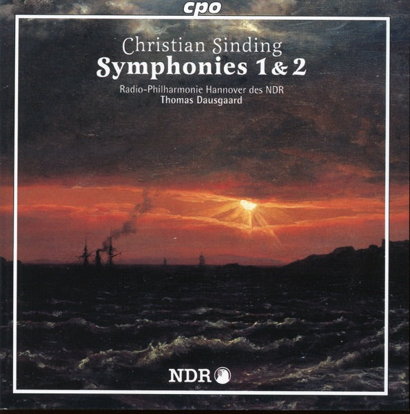 Sinding: Symphonies No 1 & 2 cover