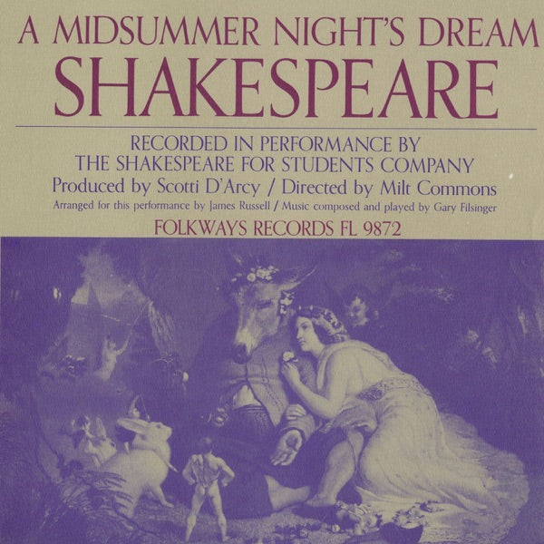 William Shakespeare: A Midsummer Night's Dream cover