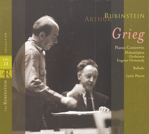 Rubinstein Collection, Vol. 13: Grieg: Piano Concerto, Ballade & Lyric Pieces cover