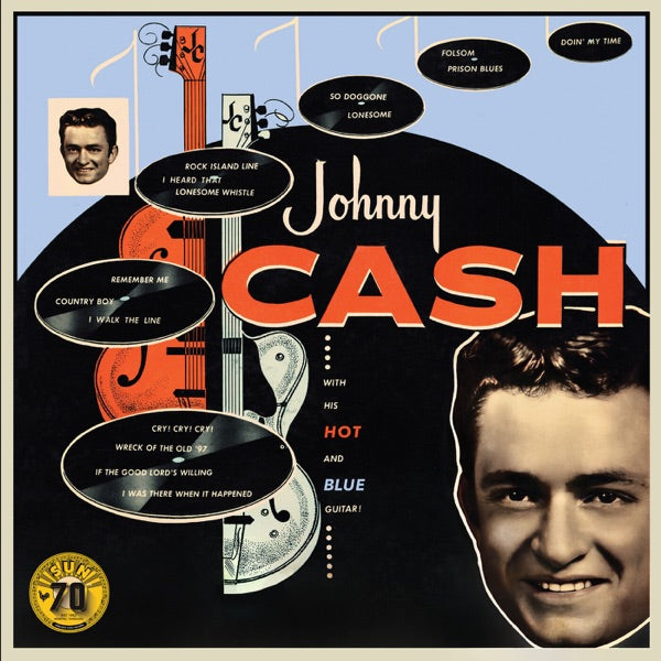 With His Hot And Blue Guitar (Sun Records 70th / Remastered 2022)[LP] cover