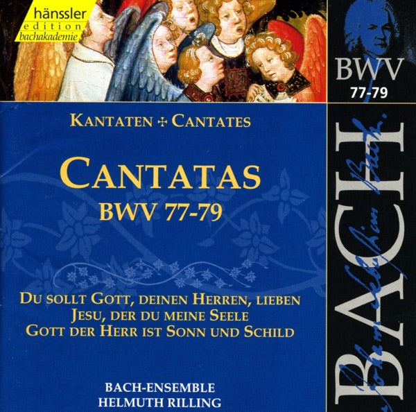 Sacred Cantatas BWV 77-79 cover