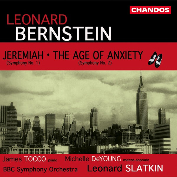 Bernstein: Symphony No. 1 "Jeremiah," Symphony No. 2 "The Age of Anxiety cover