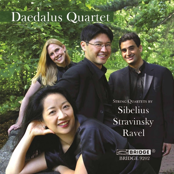 Sibelius, Stravinsky, Ravel: String Quartets cover