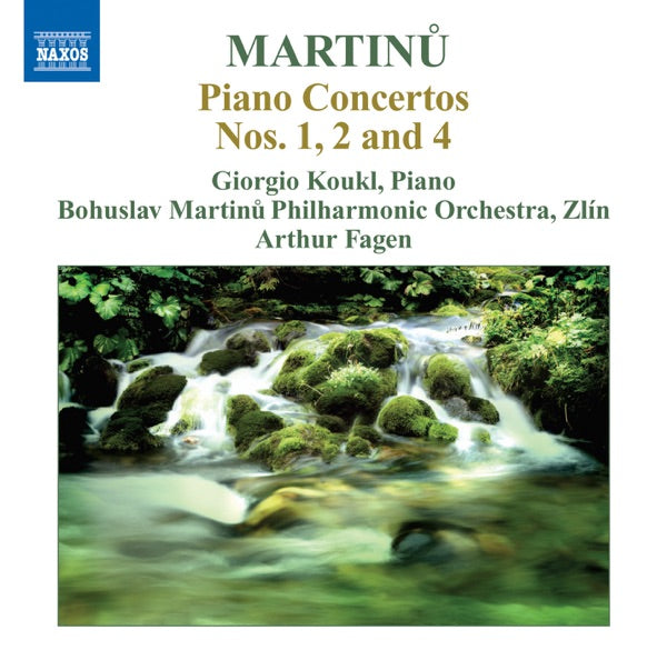 Martinu: Piano Concertos, Nos. 1, 2 & 4 cover