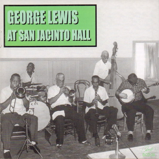 George Lewis at San Jacinto Hall cover