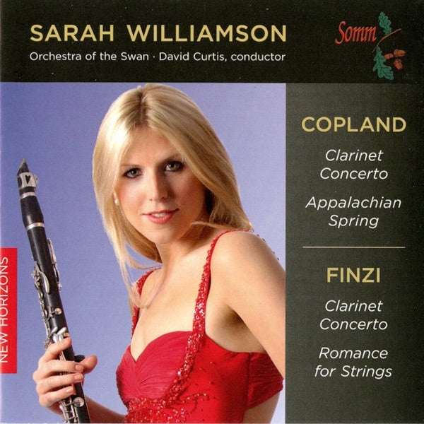 Sarah Williamson Plays Copland & Finzi cover