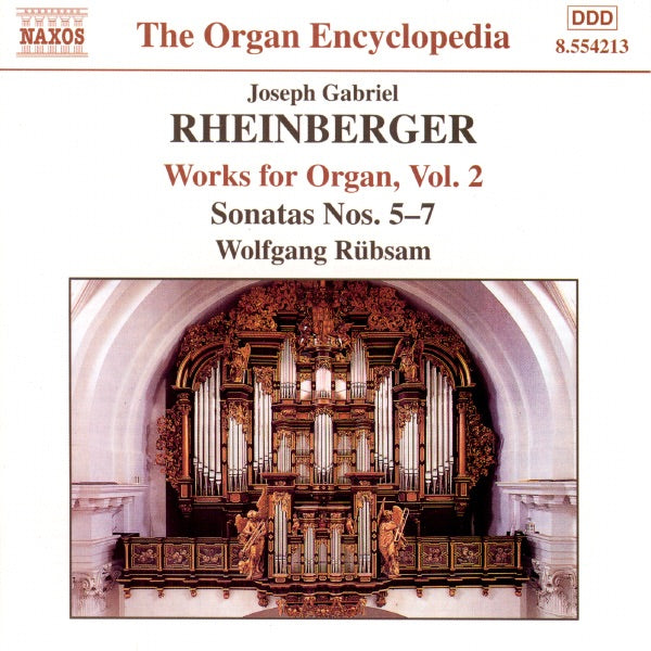 Organ Works 2: Sonatas 5 6 & 7 cover