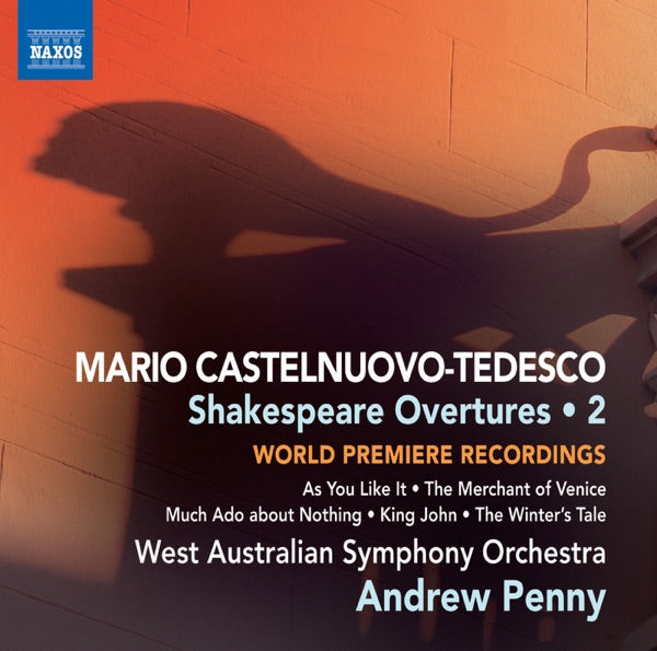 Castelnuovo-Tedesco: Shakespeare Overtures Vol. 2 cover