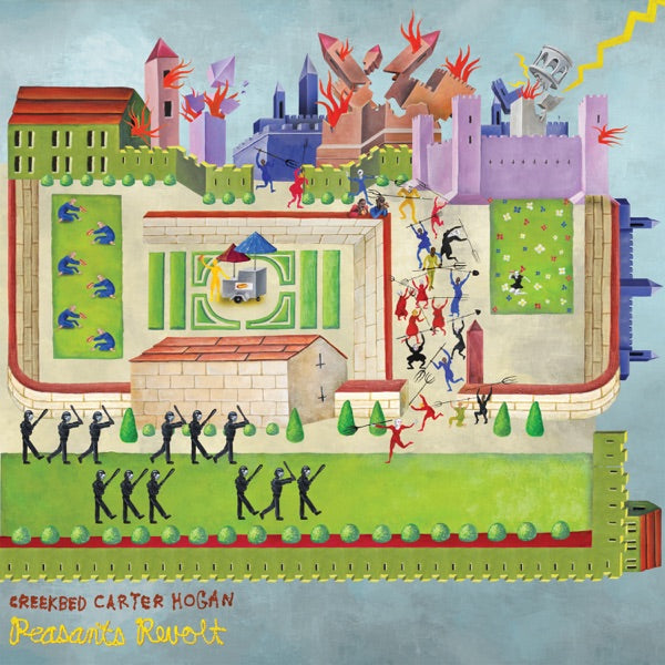 Creekbed Carter Hogan Peasants Revolt (Indie Exclusive, Lime Green Vinyl) cover