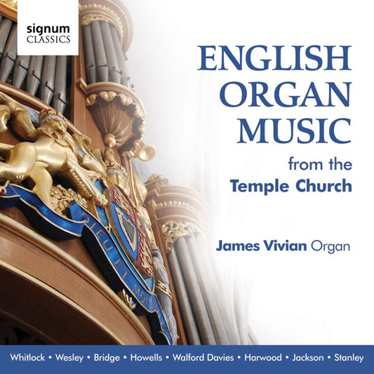 English Organ Music from Temple Church cover