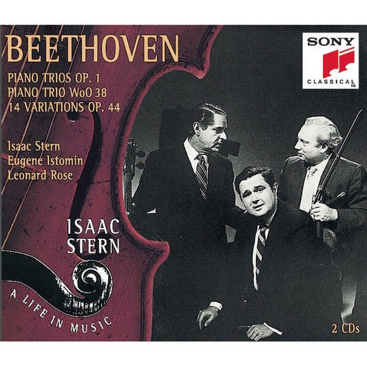 Beethoven: Piano Trios (Isaac Stern: A Life in Music, Vol. 18) cover
