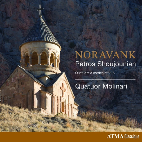 Noravank: Shoujounian's String Quartets Nos. 3-6 cover