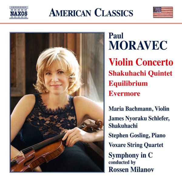 Moravec: Violin Concerto - Shakuhachi Quintet - Equilibrium - Evermore cover