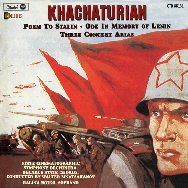 Khachaturian: Poem To Stalin/Ode in Memory Of Lenin/Three Concert Arias cover