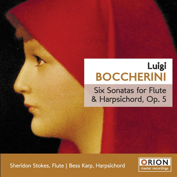 Boccherini: Six Sonatas for Flute & Harpsichord Op. 5 cover