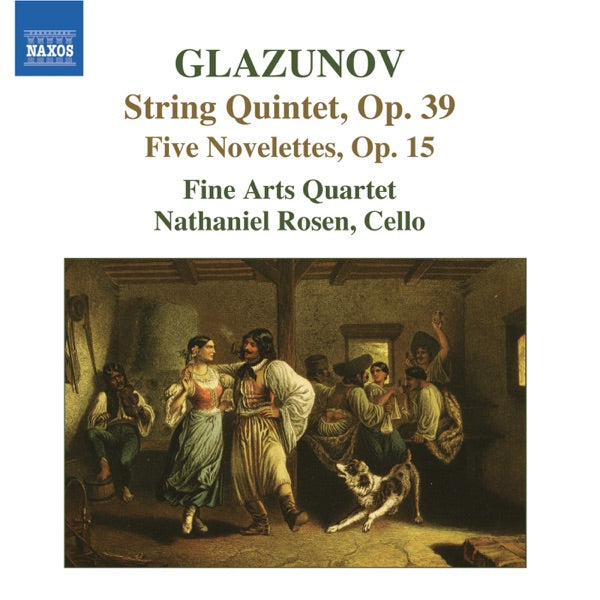 Glazunov: String Quintet; Five Novelettes cover