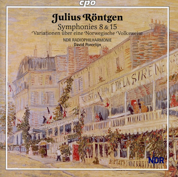 Rontgen: Symphonies 8 & 15 / Variationen uber eine Norwegische Volksweise cover