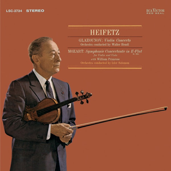 Glazounov: Violin Concerto / Mozart: Symphonie Concertante in E-Flat cover