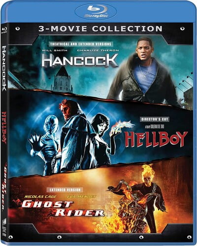 Ghost Rider (2007) / Hancock / Hellboy (2004) - Set [Blu-ray]