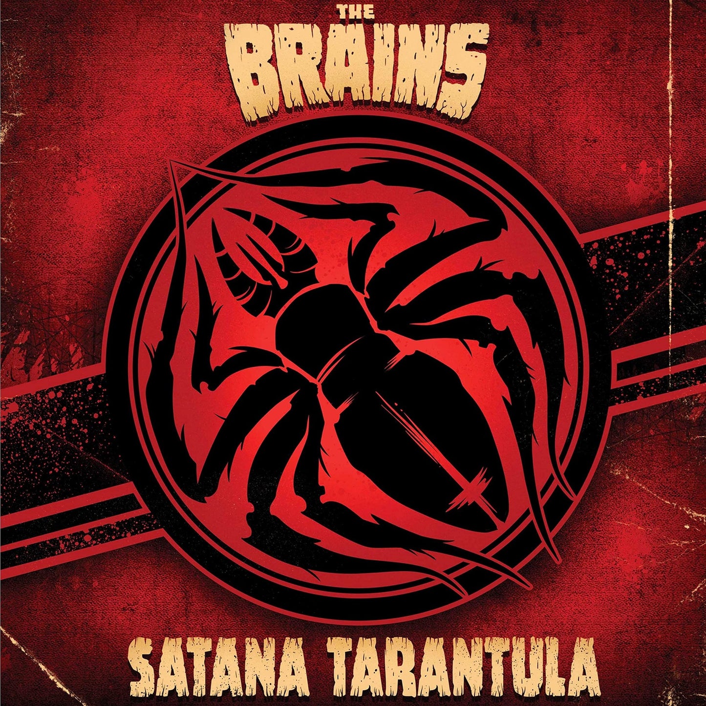 Satana Tarantula - Gold/red Splatter