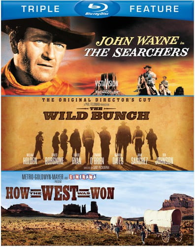 Searchers / Wild Bunch / How the West Was Won (Triple-Feature) [Blu-ray]