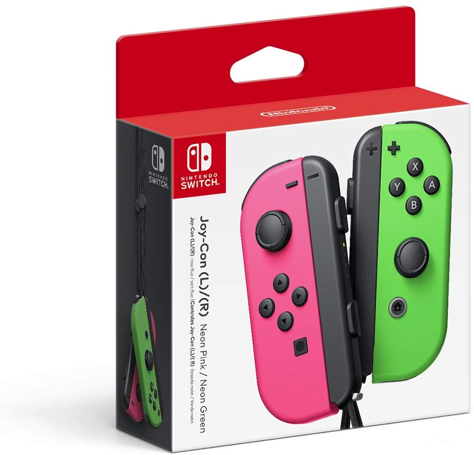 Nintendo Joy-Con (L/R) - Neon Pink / Neon Green