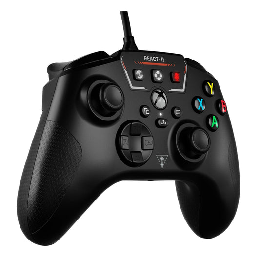 Turtle Beach REACT-R Wired Game Controller – Officially Licensed for Xbox Series X & S, Xbox One, and Windows 10|11 PC’s – Black