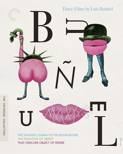 Three Films by Luis Buñuel (The Discreet Charm of the Bourgeoisie, The Phantom of Liberty, That Obscure Object of Desire) (The Criterion Collection) [Blu-ray]