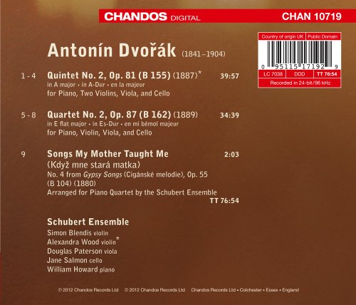 Piano Quintet & Piano Quartet